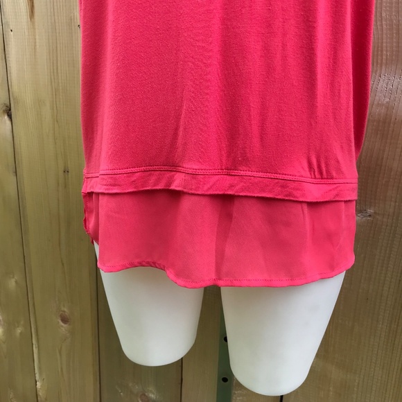 Reitmans pink sleeveless V-neck top size small - Picture 4 of 6